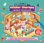 STICKER THERAPY: WORLD TRAVELLER