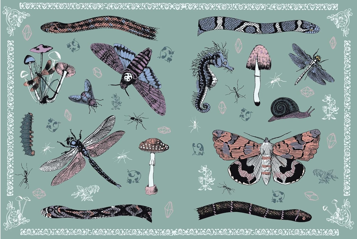 STICKER OPIUM GORGEOUS GOTHIC