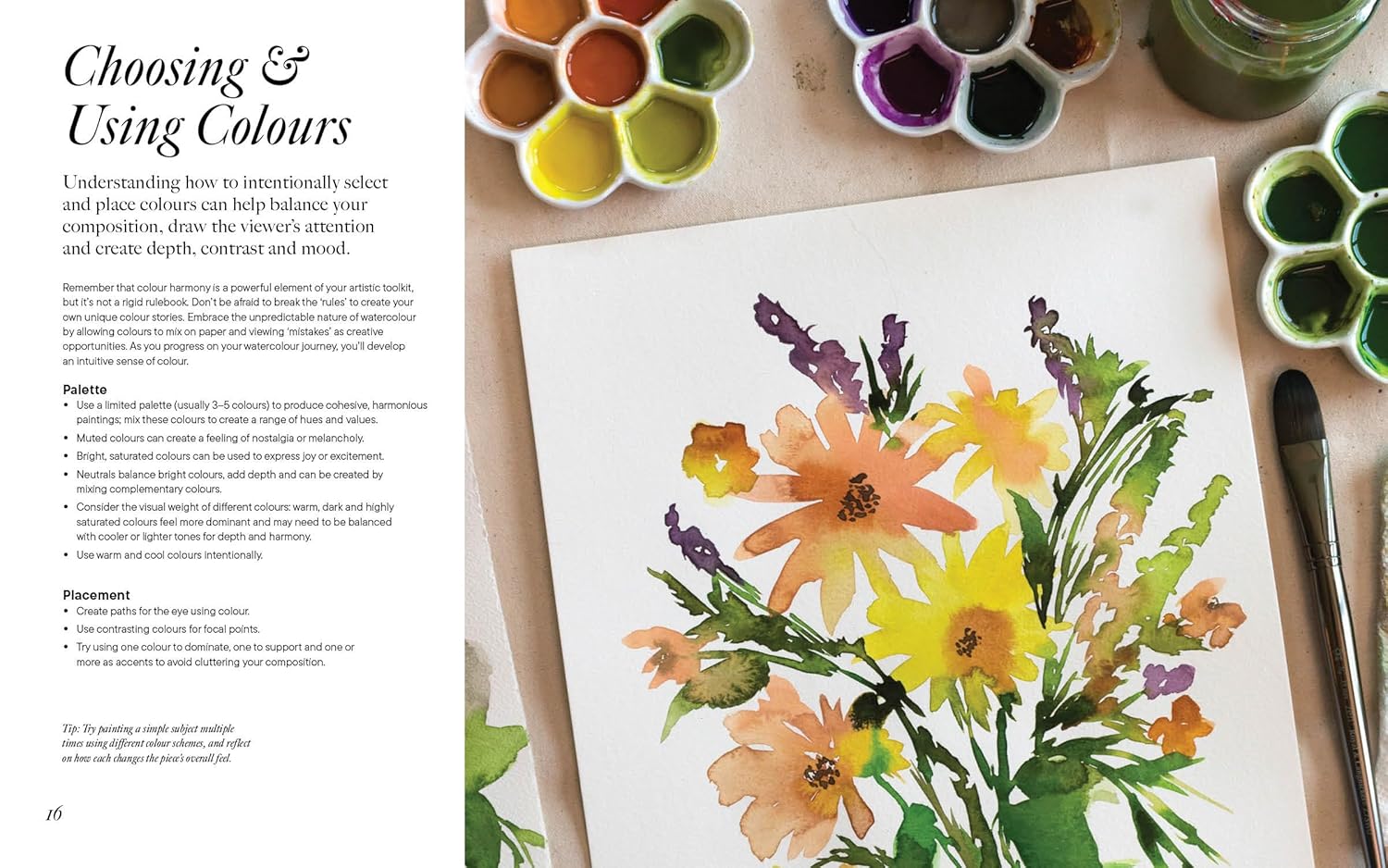 MODERN BOTANICAL WATERCOLOUR PAINTING