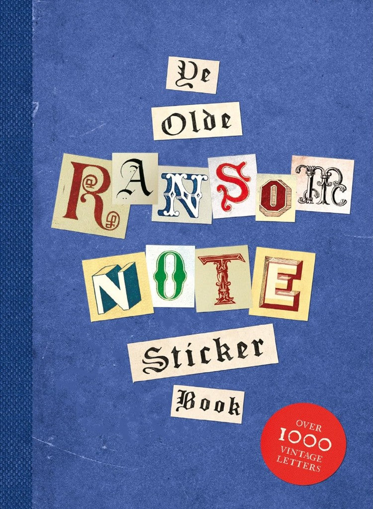 YE OLDE RANSOM NOTE STICKER BOOK