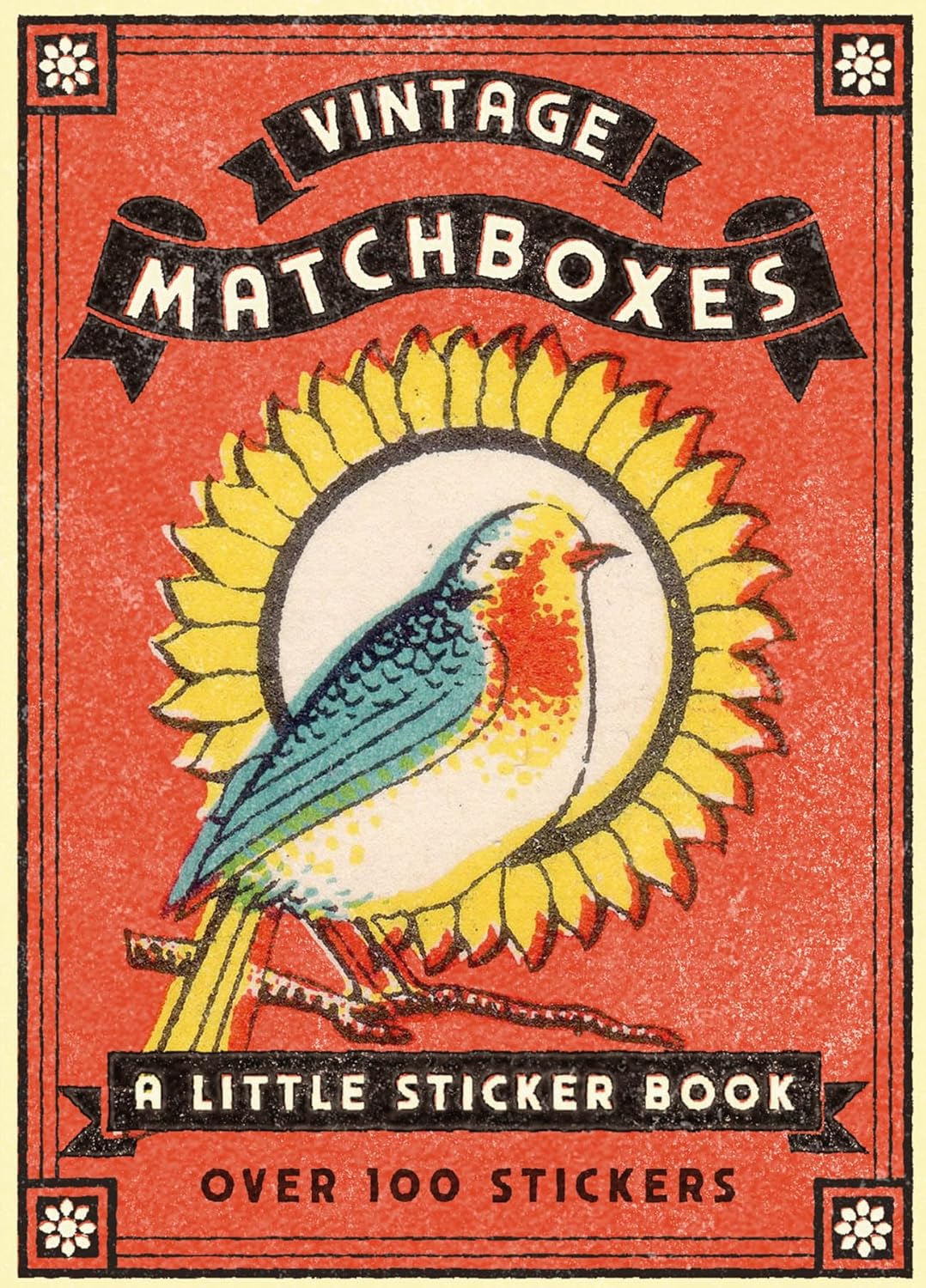 VINTAGE MATCHBOXES A LITTLE STICKER BOOK