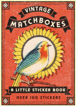 VINTAGE MATCHBOXES A LITTLE STICKER BOOK