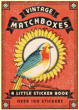 VINTAGE MATCHBOXES A LITTLE STICKER BOOK