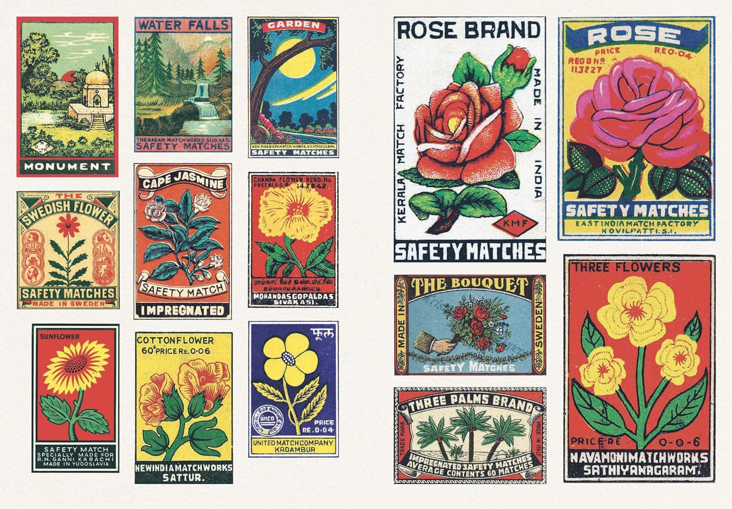 VINTAGE MATCHBOXES A LITTLE STICKER BOOK
