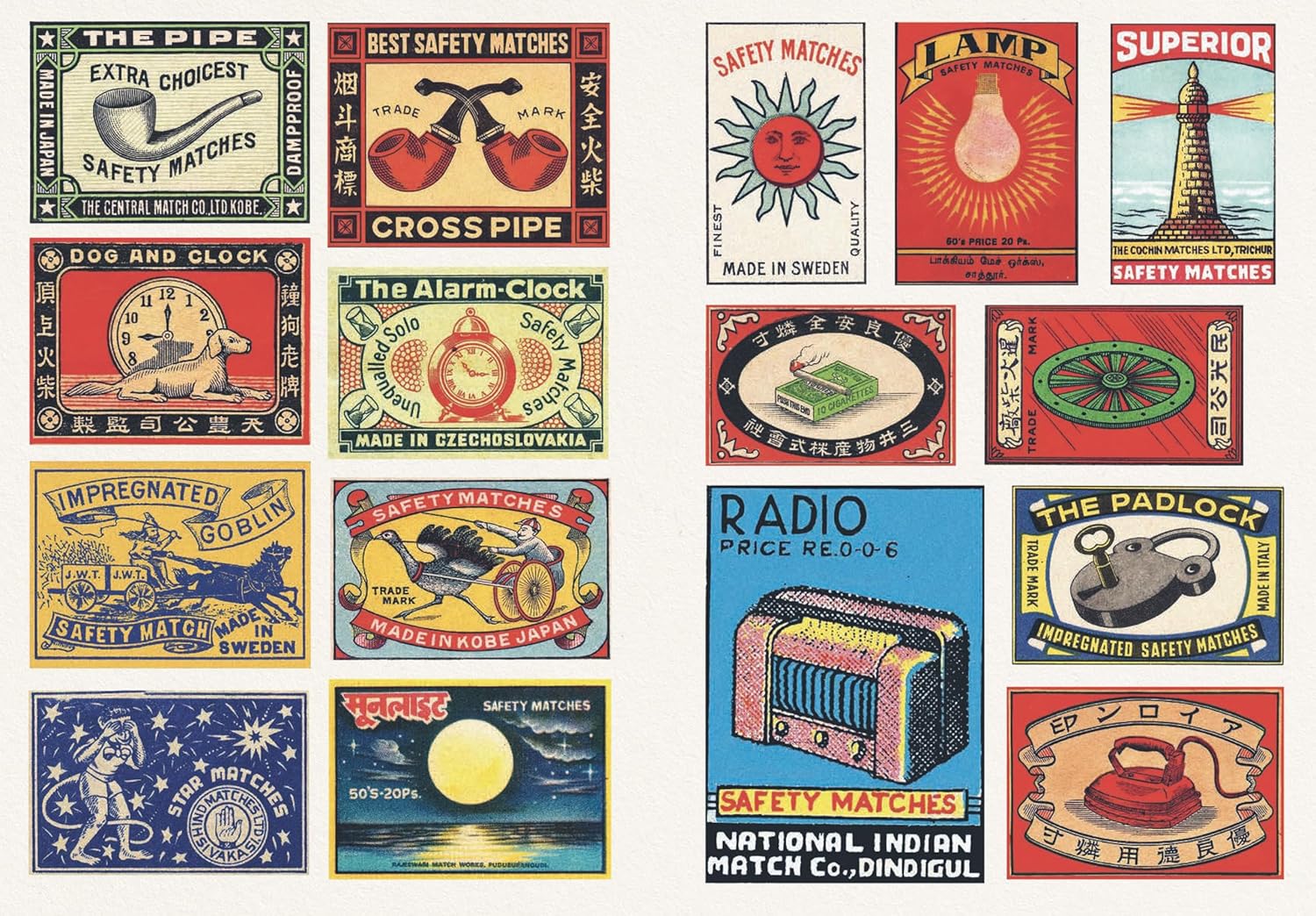 VINTAGE MATCHBOXES A LITTLE STICKER BOOK