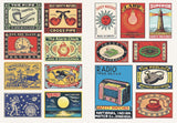 VINTAGE MATCHBOXES A LITTLE STICKER BOOK