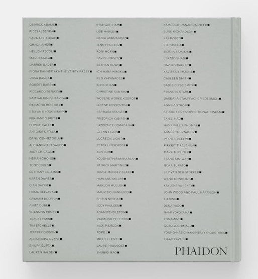 VITAMIN TXT WORDS IN CONTEMPORARY ART