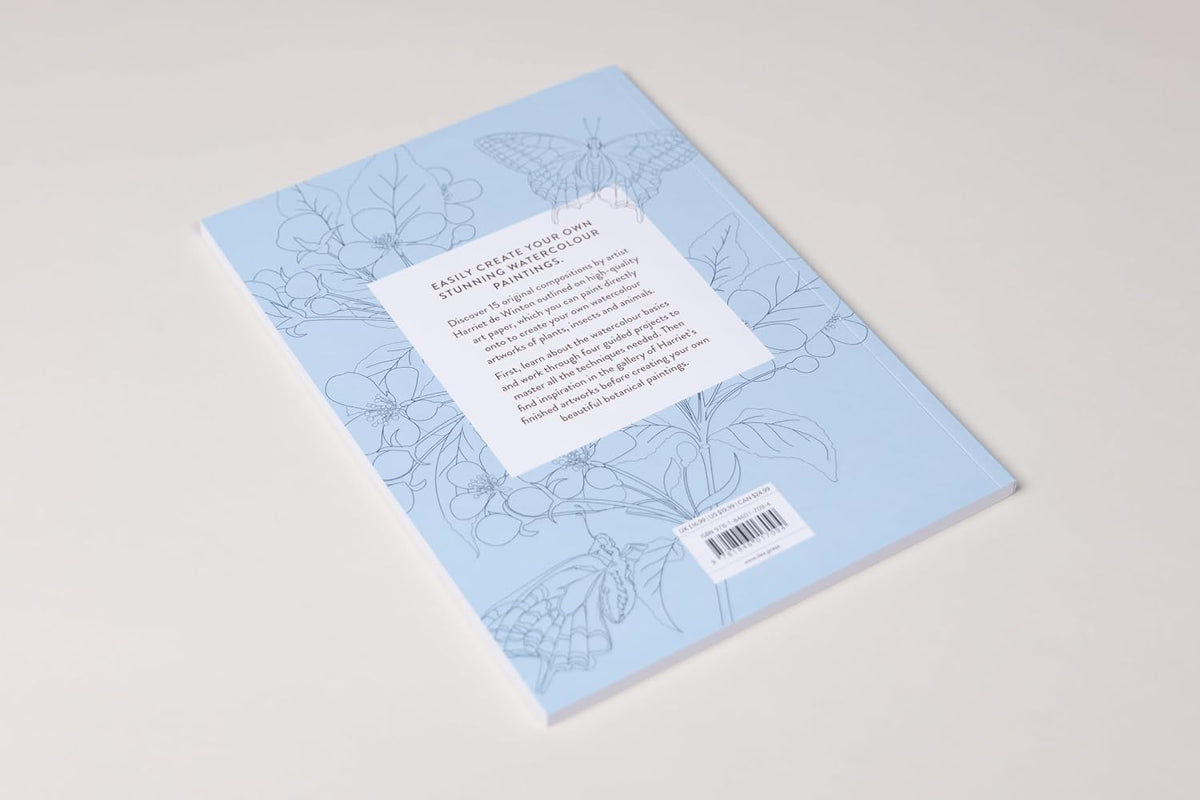 BOTANICAL WATERCOLOUR ART PAD: 15 FLOWERS, PLANTS AND ANIMALS FOR YOU TO PAINT