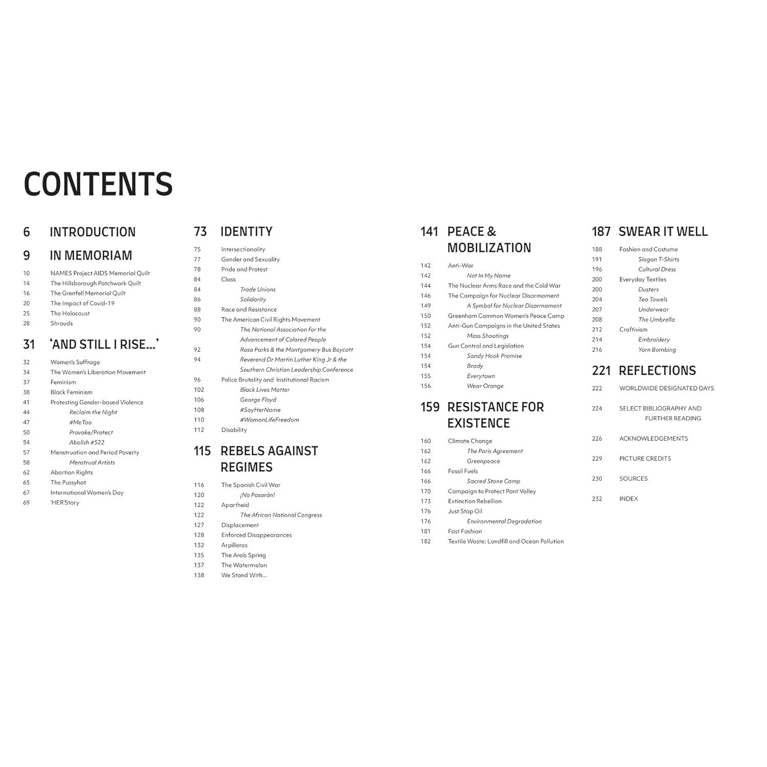 TEXTILE PROTEST POWER OF CLOTH IN PROTEST