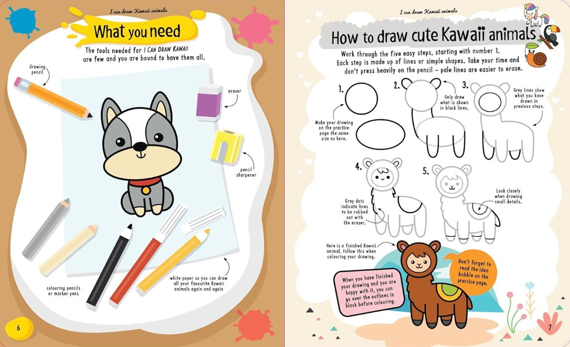 I CAN DRAW KAWAII ANIMALS