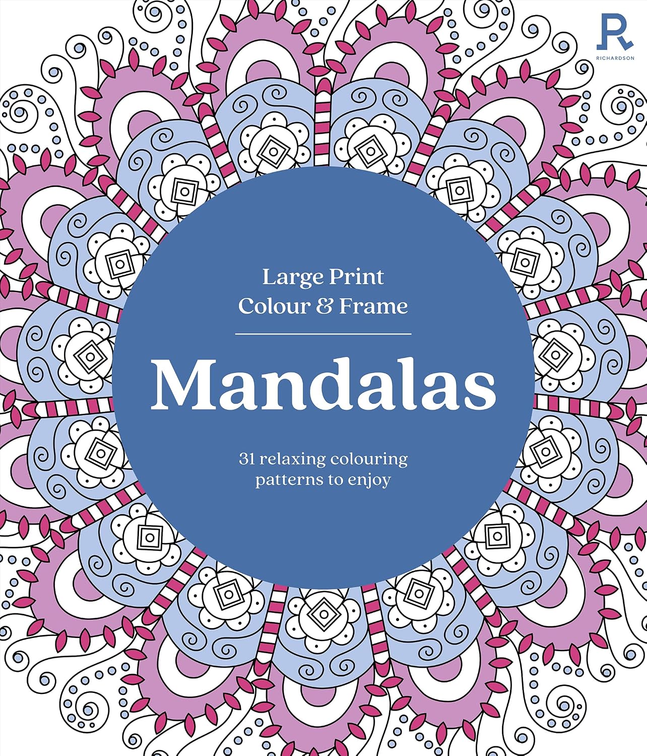 LARGE PRINT COLOUR & FRAME: MANDALAS