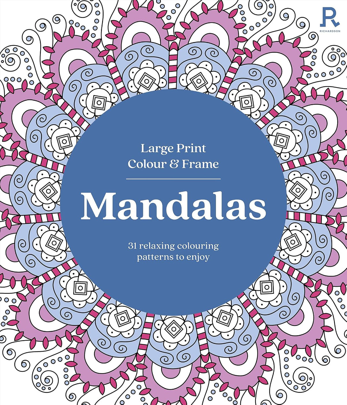 LARGE PRINT COLOUR & FRAME: MANDALAS