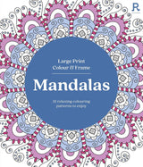 LARGE PRINT COLOUR & FRAME: MANDALAS