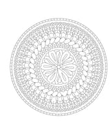 LARGE PRINT COLOUR & FRAME: MANDALAS