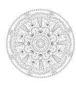LARGE PRINT COLOUR & FRAME: MANDALAS