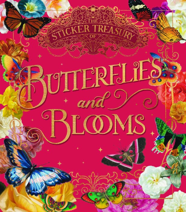 STICKER TREASURY OF BUTTERFLIES AND BLOOMS