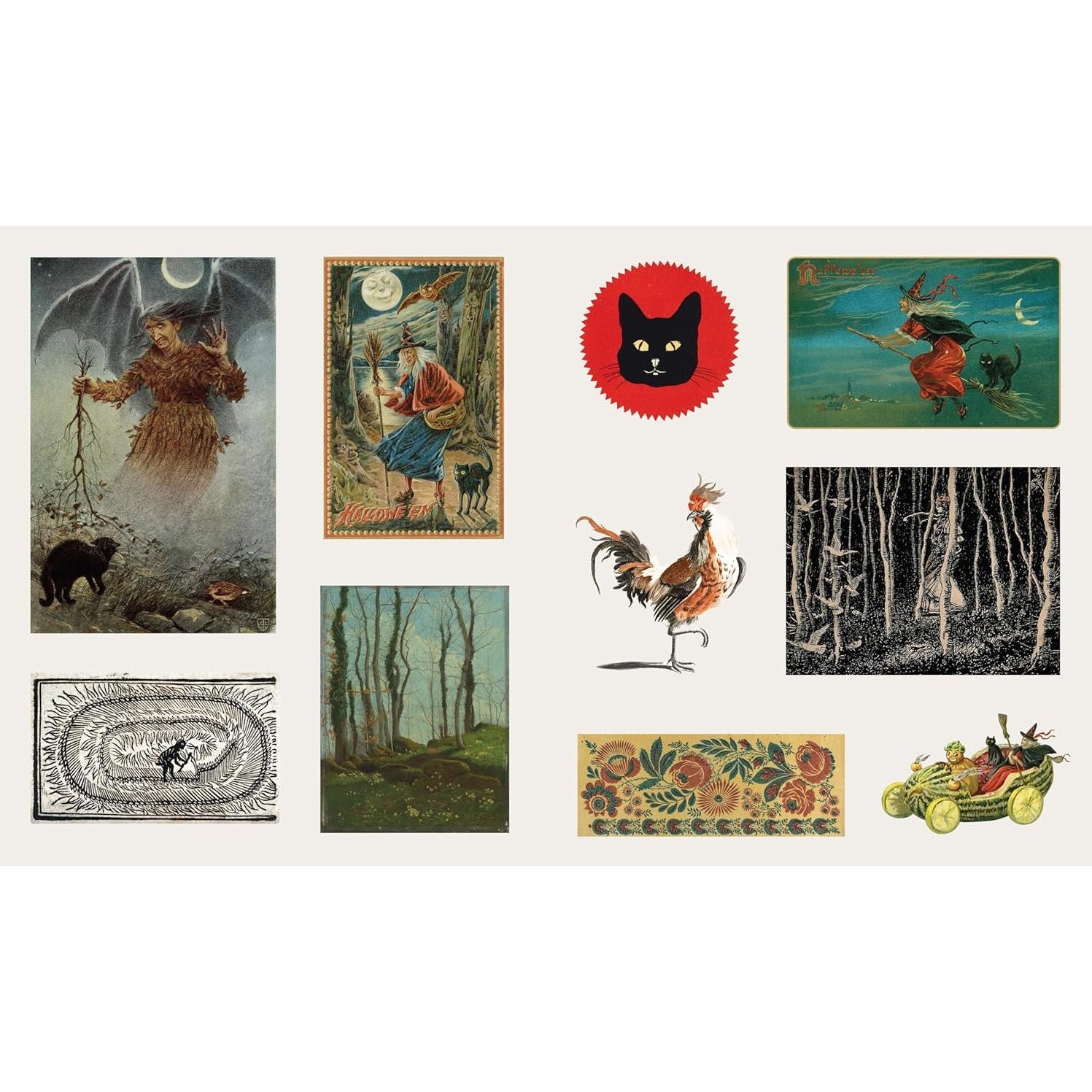 STICKER TREASURY OF GHOSTS AND DARK CURIOSITIES