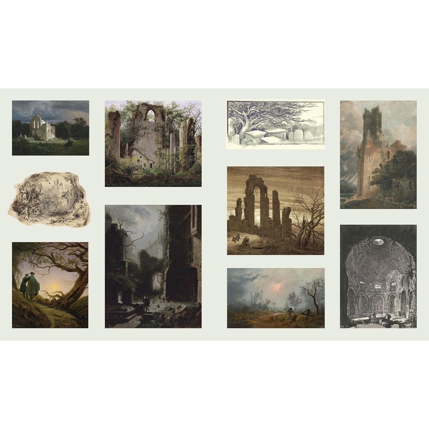 STICKER TREASURY OF GHOSTS AND DARK CURIOSITIES