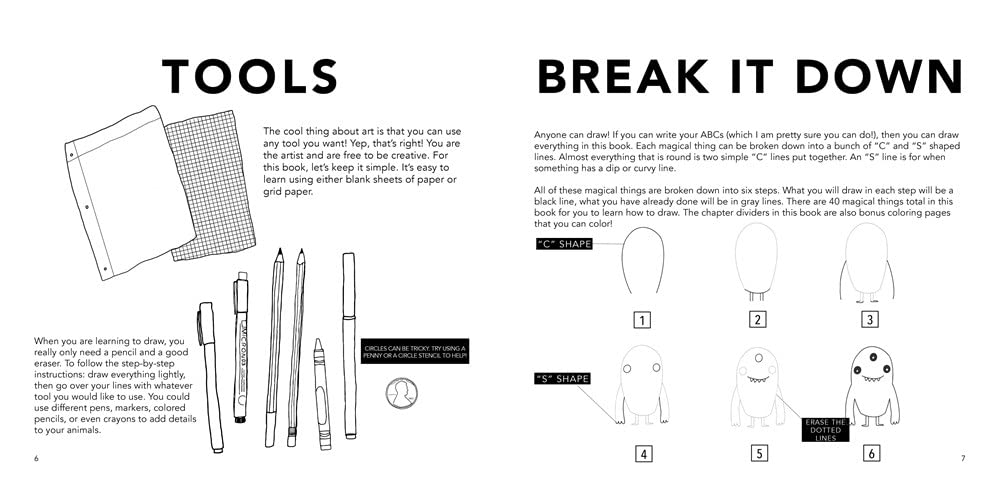 MAGICAL THINGS: HOW TO DRAW BOOKS FOR KIDS