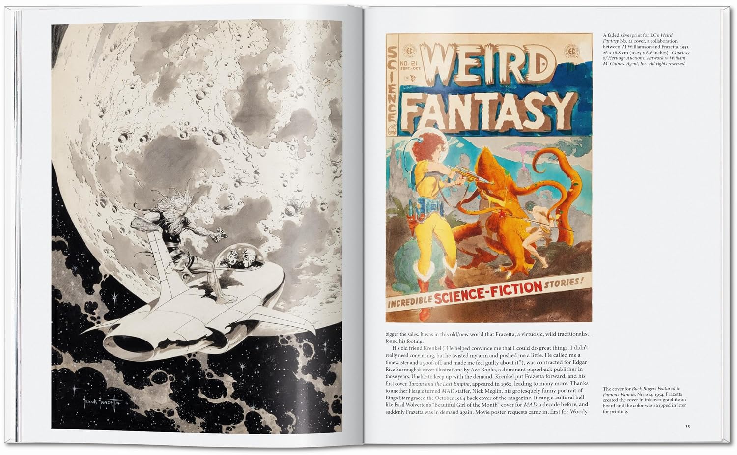 THE FANTASTIC WORLDS OF FRANK FRAZETTA. 45TH ED.