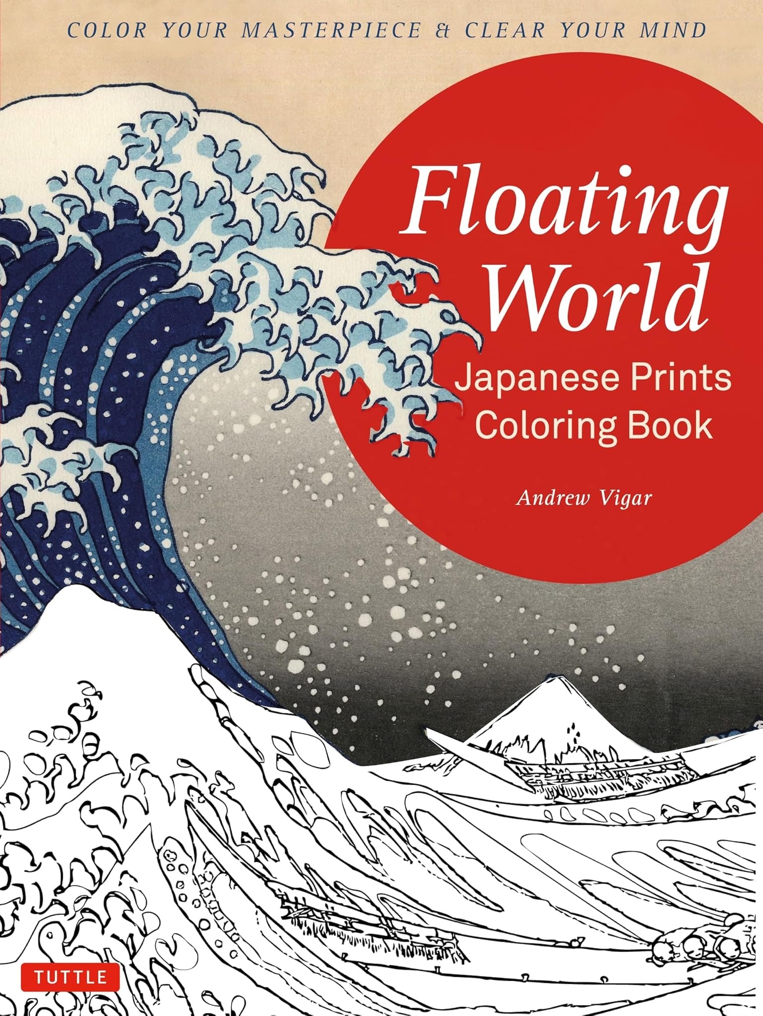 Floating World Japanese Colouring Book