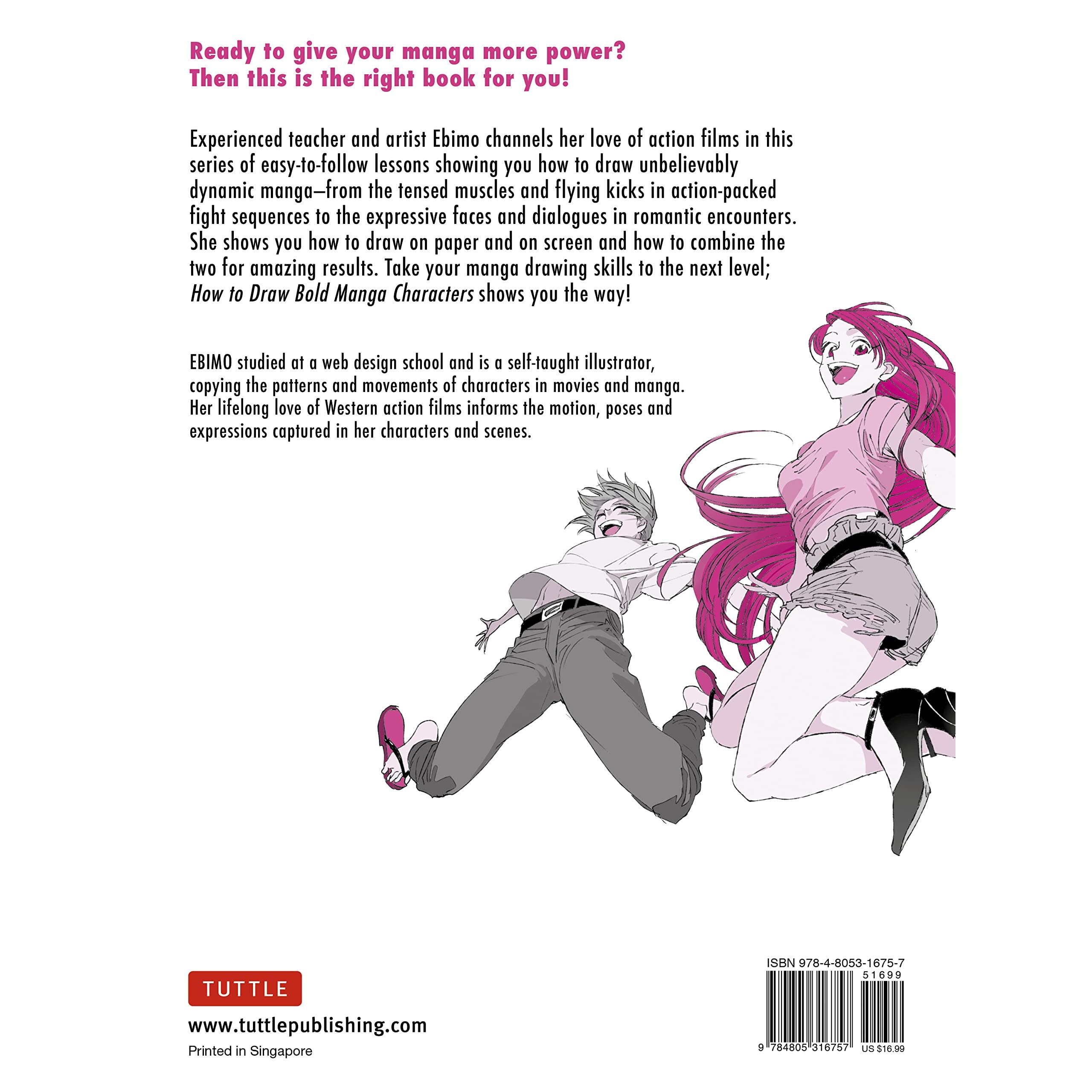 HOW TO DRAW BOLD MANGA CHARACTERS