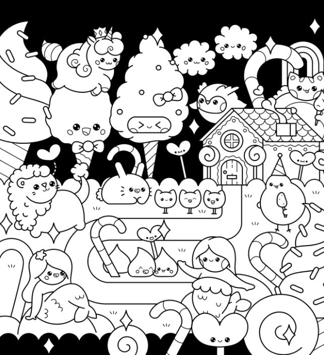 SUPER KAWAII COLOURING BOOK