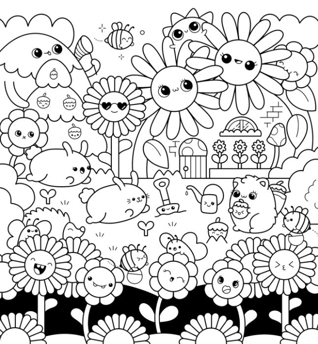 SUPER KAWAII COLOURING BOOK