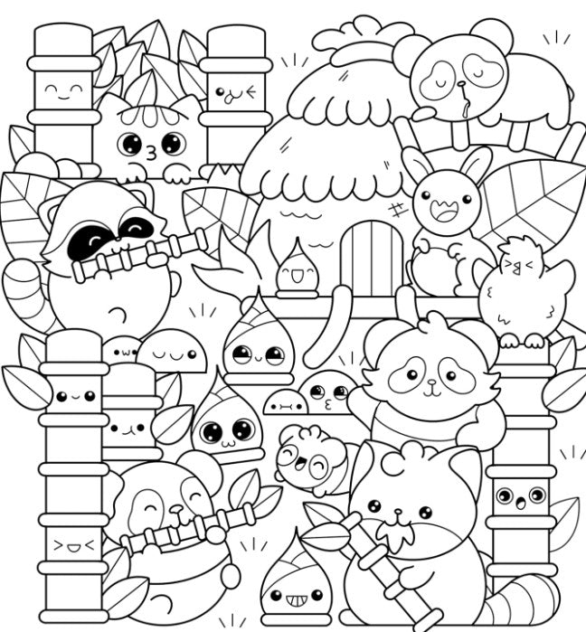 SUPER KAWAII COLOURING BOOK