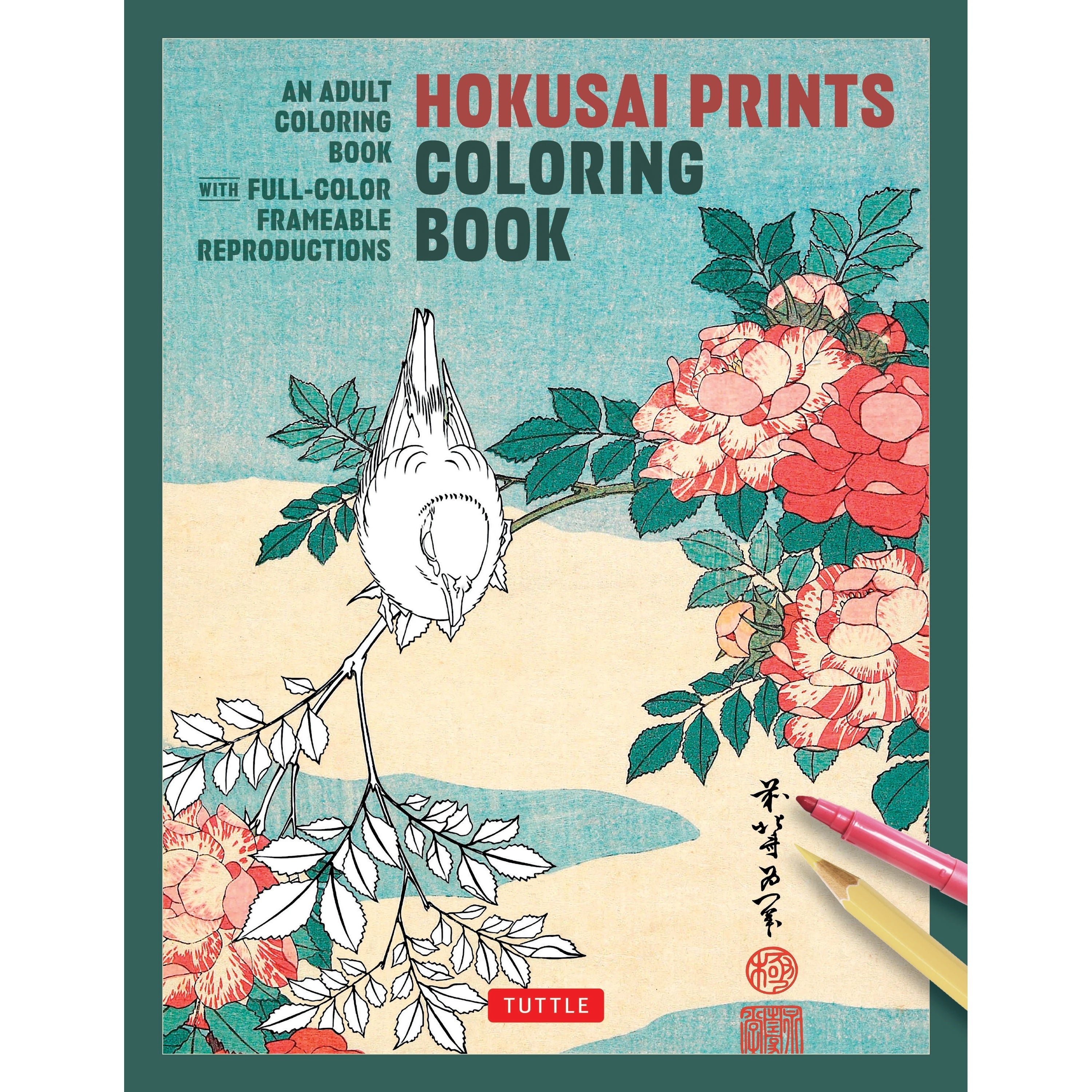 HOKUSAI PRINTS COLORING BOOK