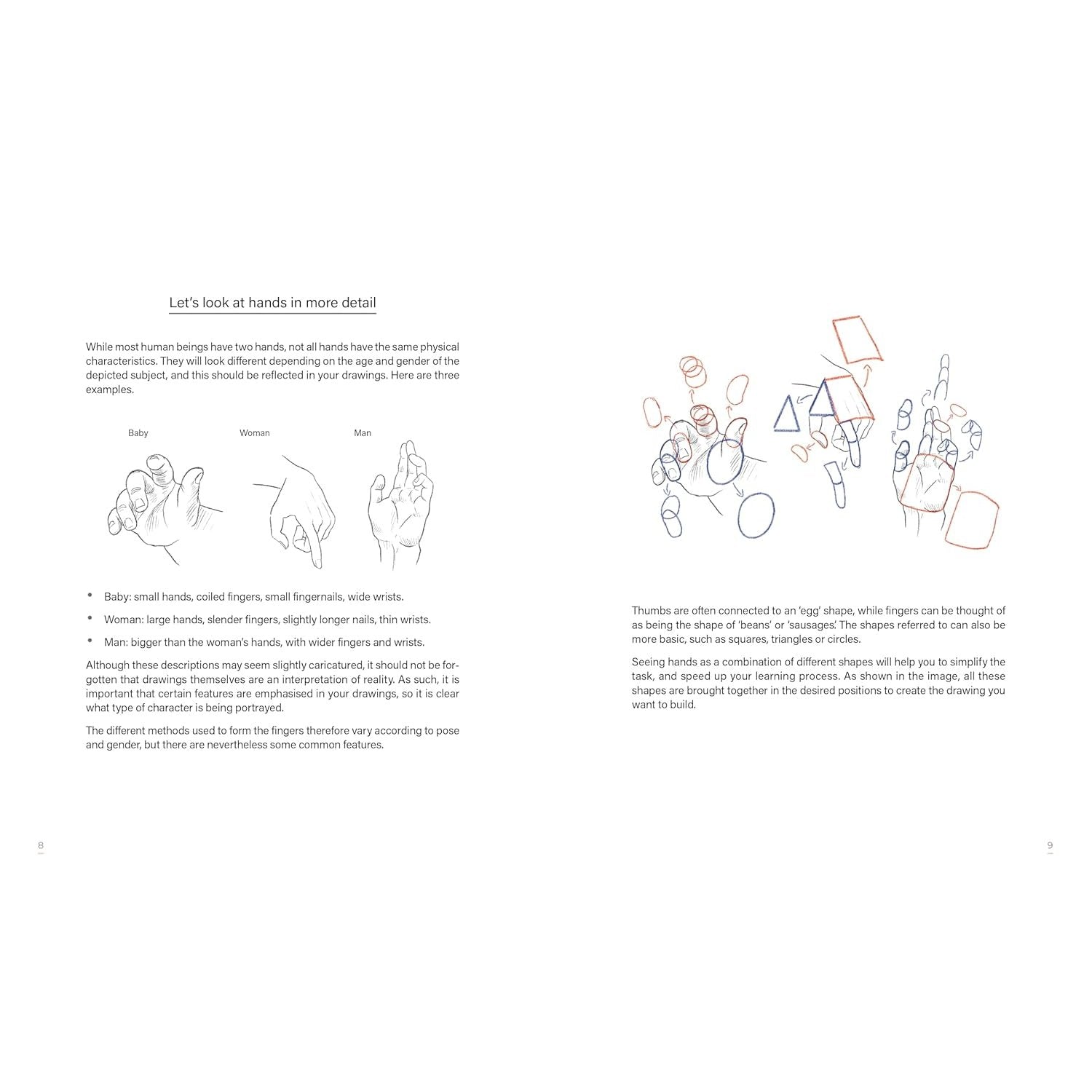 LEARN TO DRAW HANDS WITH 50 MODELS