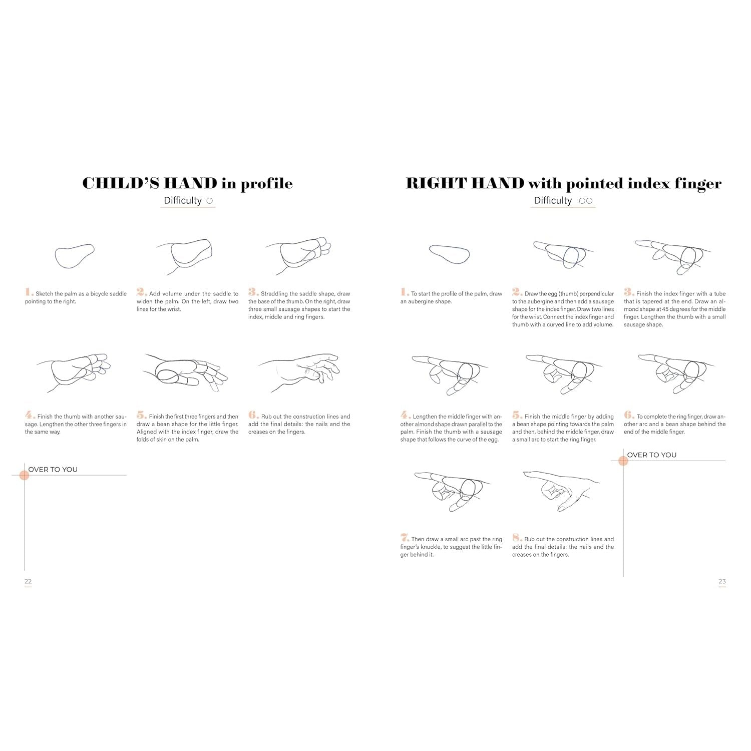 LEARN TO DRAW HANDS WITH 50 MODELS