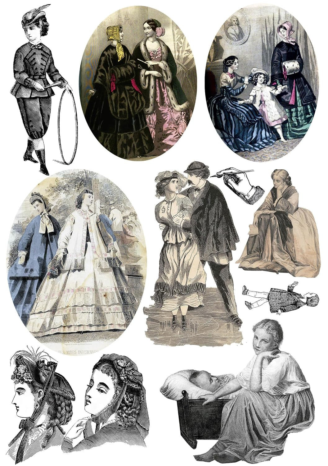 IMAGE TREASURE FOR COLLAGE ART