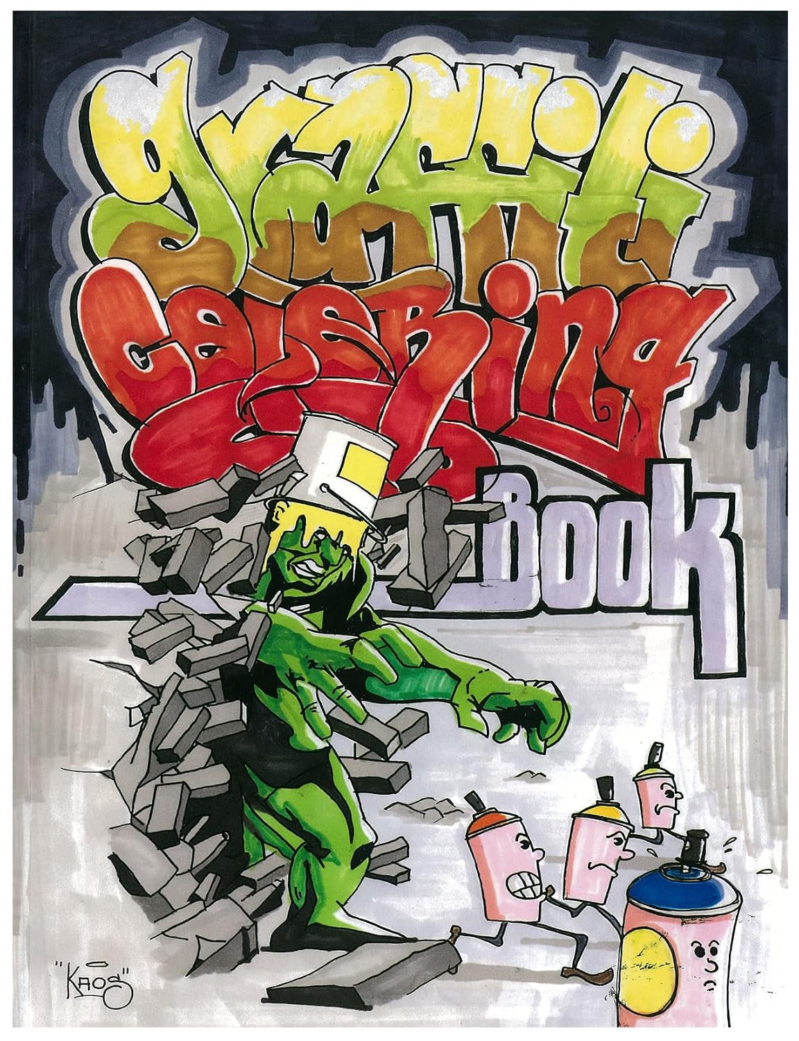 GRAFFITI COLORING BOOK