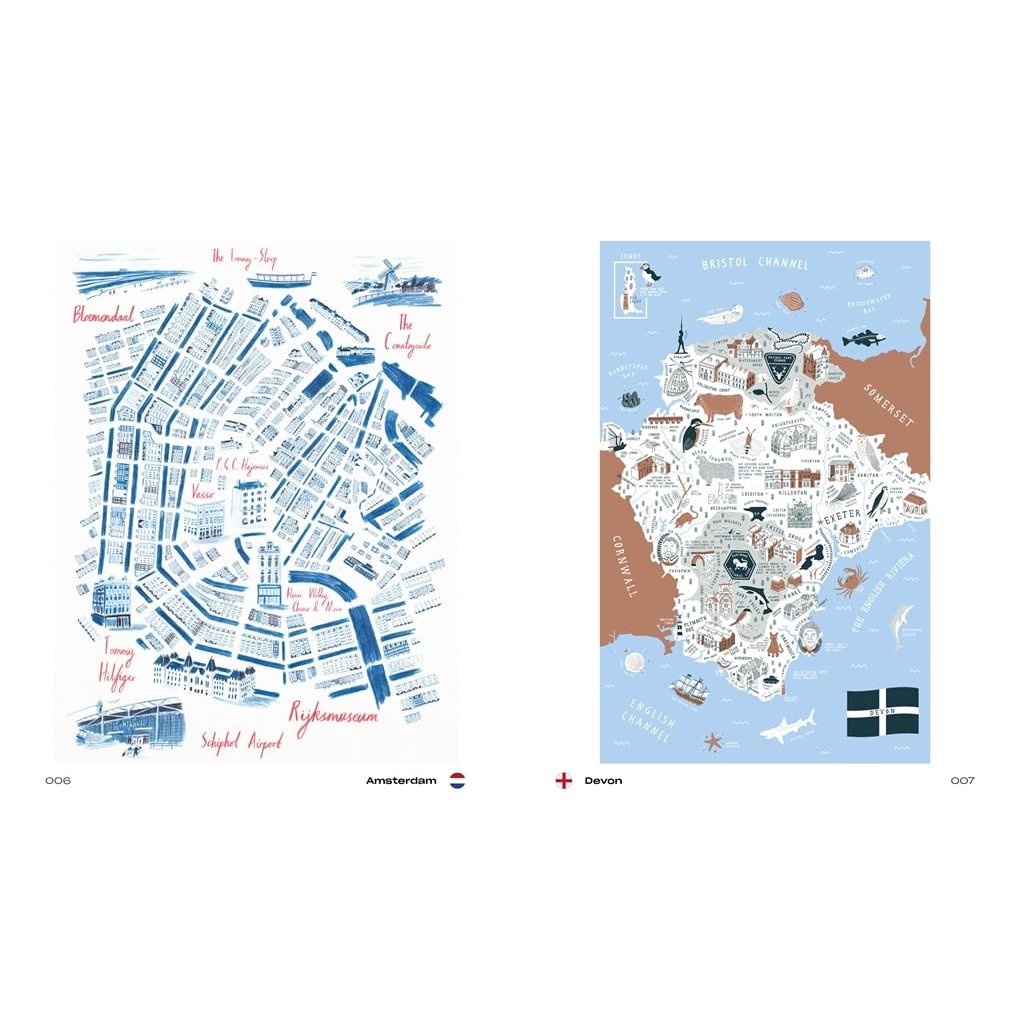 GET LOST EXPLORE THE WORLD IN MAP ILLUSTRATION