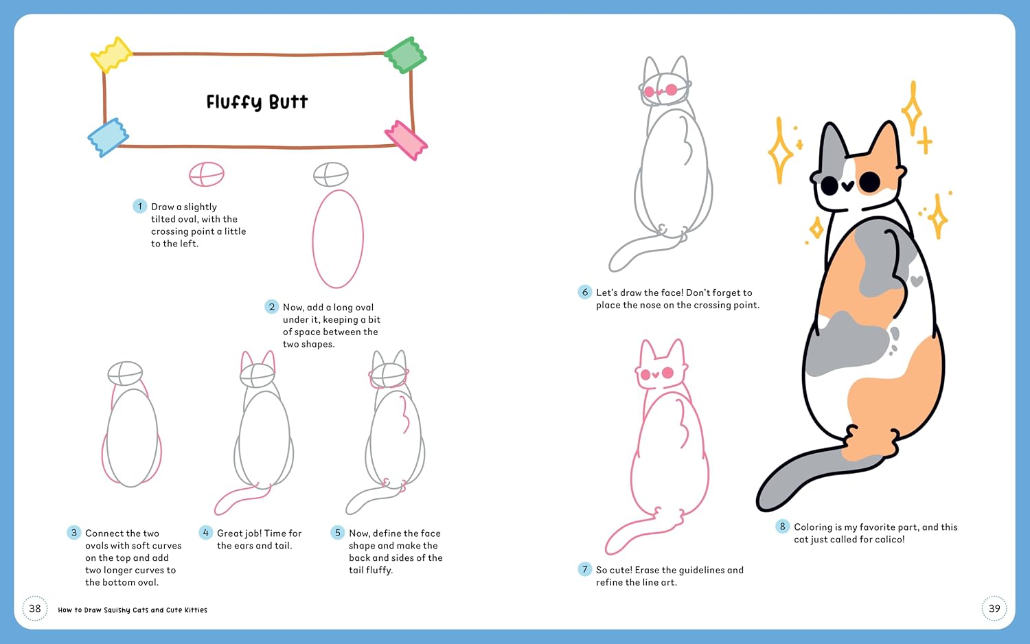 HOW TO DRAW SQUISHY CATS & CUTE KITTIES