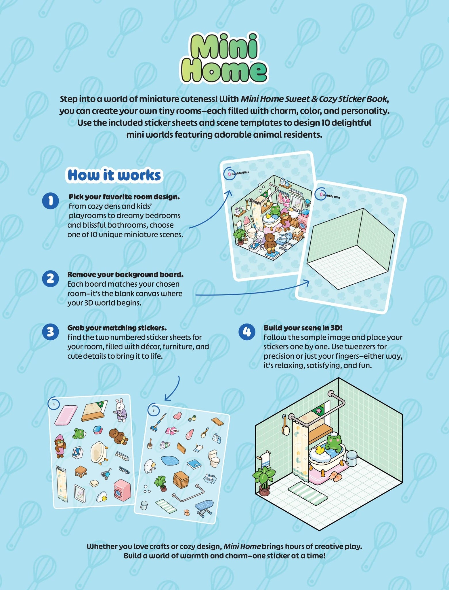MINI HOME SWEET COZY STICKER BOOK