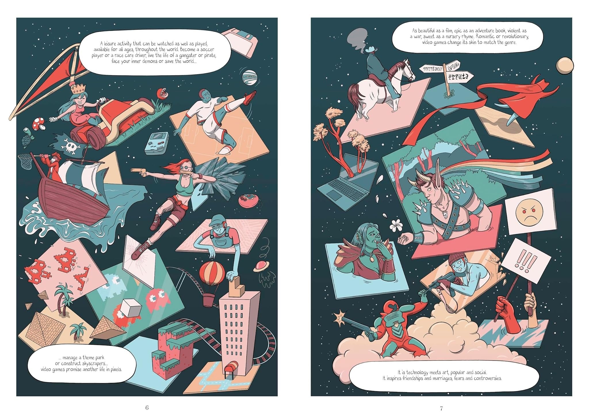AGE OF VIDEO GAMES GRAPHIC HISTORY OF GAMING