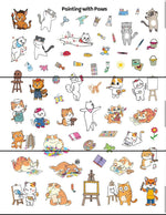 STICKER PARTY: CATS