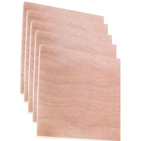 Bud Nosen Models Okoume Mahogany Plywood Panel 300x300x3mm