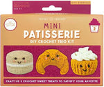 MINI PATISSERIE DIY CROCHET TRIO KIT - CREATE 3 SWEET TREATS