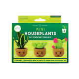 MINI HOUSEPLANTS DIY CROCHET TRIO KIT - CREATE 3 ADORABLE PLANTS