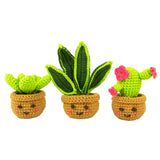 MINI HOUSEPLANTS DIY CROCHET TRIO KIT - CREATE 3 ADORABLE PLANTS