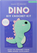 DINO DIY CROCHET KIT - CROCHET YOUR VERY OWN ROARSOME DINOSAUR COMPANION
