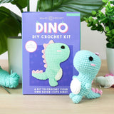 DINO DIY CROCHET KIT - CROCHET YOUR VERY OWN ROARSOME DINOSAUR COMPANION