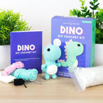DINO DIY CROCHET KIT - CROCHET YOUR VERY OWN ROARSOME DINOSAUR COMPANION