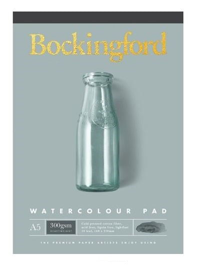 Bockingford Watercolour Pad 300gsm Cold Pressed A5