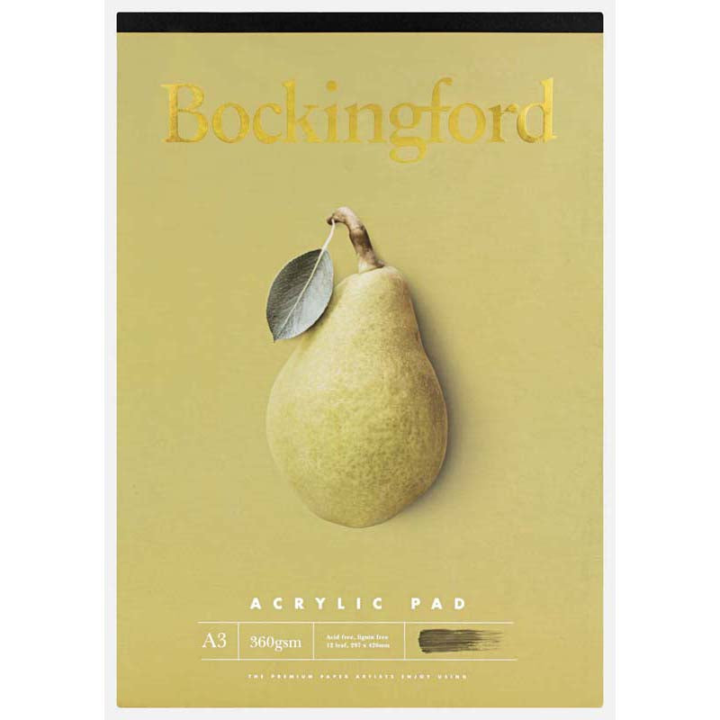 Bockingford Acrylic Pad 360gsm 12 Sheets A3