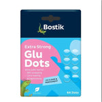 Bostik Clear Glu Dots Extra Strong Permanent