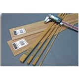 Bud Nosen Models Mahogany Wood Stick Square 1/16x24"